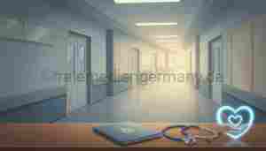 Symbolische KI-Illustration zu gesundheit und pflege.